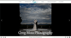 Desktop Screenshot of gregmossphotography.com